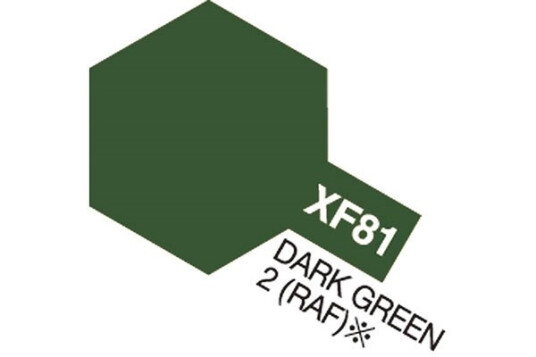 Akryl Mini XF 81 Dark Green 2 RAF