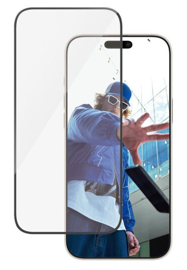 PanzerGlass Ultra-Wide Fit Skjermbeskytter for iPhone 16 Pro Max med Applikator