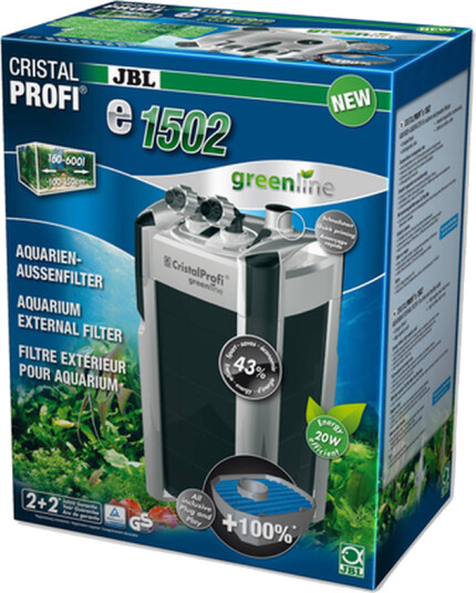 Cristalprofi E1502 Greenline External Filter 1400L/H Gray 1400 L/H Cristalprofi E1502 Greenline External Filter 1400L/H Gray 1400 L/H