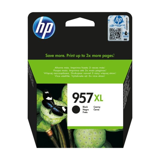 HP 957XL ORIGINAL EXTRA (SUPER) HIGHT YIELD SVART L0R40AE HP 957XL ORIGINAL EXTRA (SUPER) HIGHT YIELD SVART L0R40AE