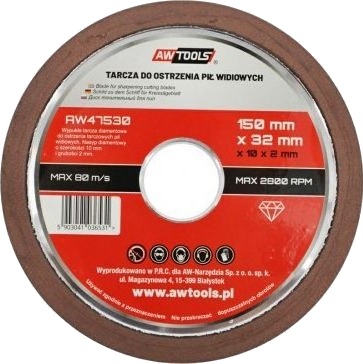Awtools Slipeskive For Sager 150mm