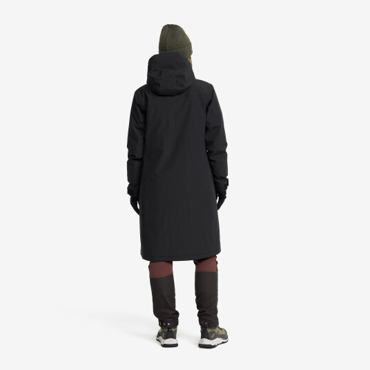 Revolutionrace Rhyme 2L Insulated Parka Dame Black S Skalljakke Turjakke & Vindjakke