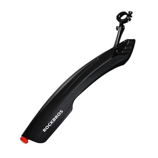 Rockbros Vinge Dnb8001bk Med Rødt Led-Lys - Svart Rockbros Vinge Dnb8001bk Med Rødt Led-Lys - Svart