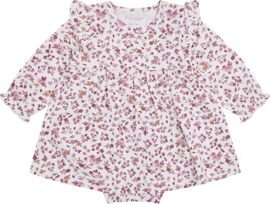 Blå Kjole Nostalgi Rose Blå 1½ år (86) Kjole Hvit Lilla Rosa
