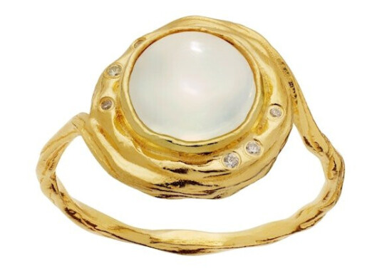 Maanesten Zahra Ring Forgylt Sølv Sterling 925 55 Eurosize