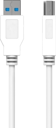 Sinox Usb 3.0-Kabel. 2 M. Hvit