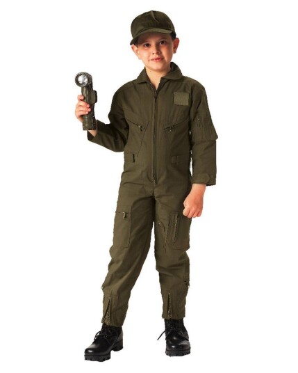 Rothco kjeledress for barn - 'Air Force' Grønn, Oliven