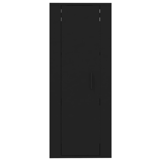 vidaXL Vegghengt TV-benk sort 40x34,5x100 cm 8720845667900