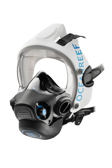 OceanReef Fullface maske Neptune III hvid