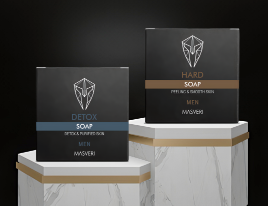 Masveri Skjegg & Ansiktsrensende Såper Sett 2x100g Masveri Skjegg & Ansiktsrensende Såper Sett 2x100g