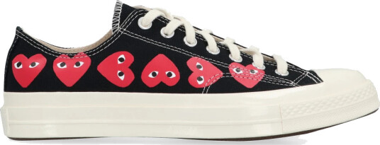 Comme des Garçons Play Herre Sko Svart 40 EU, Comme des Garçons Play Herre Sko Svart 40 EU,