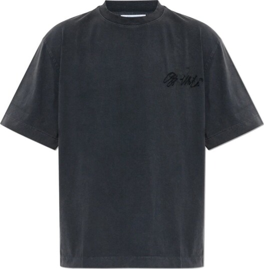 Off White Herre Topper Svart 2XL,