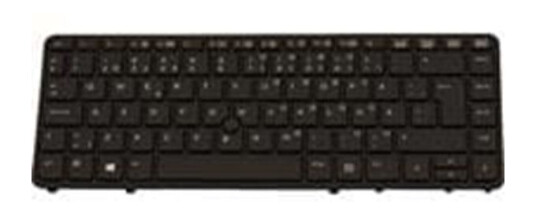 HP Spare Backlit Keyboard w/Dualpoint pointing sti - Tastatur - Svart