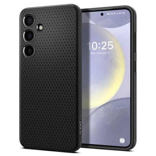 Spigen Liquid Air TPU Mobildeksel til Samsung Galaxy S24+ - Matt Svart