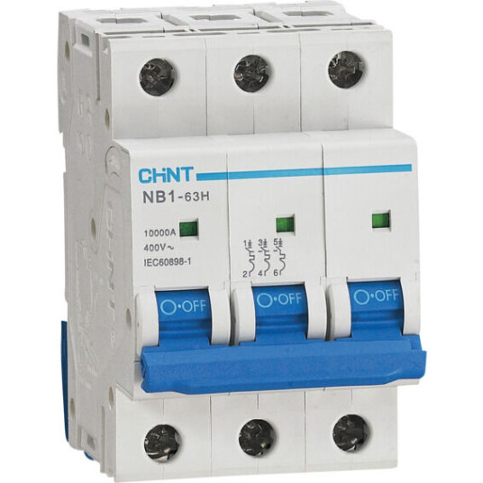 Chint Automatsikring 3P 10A B-KAR 10KA Cenika - 1615509