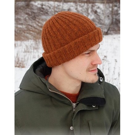 Pumpkin Patch Hat by DROPS Design Lue Strikkeoppskrift str S M L XL