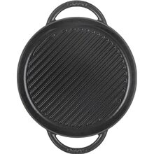 Staub Pure Grillpanne rund 26 cm Sort