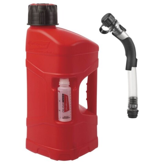 POLISPORT Bensinkanne med ProOctane påfyllingsslange - 10L 10 mm
