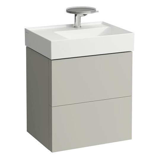 Laufen Kartell Servantskap med 2 skuffer 580x600 mm Pebble Grå