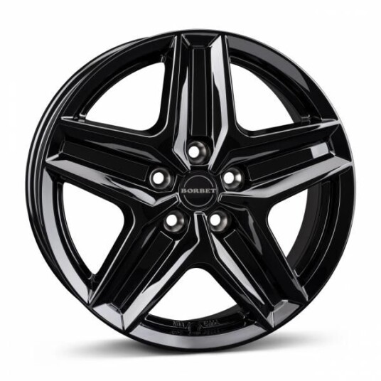 Borbet Cwz Black Glossy 7.5x18 5x120 ET53 B65.1 Borbet Cwz Black Glossy 7.5x18 5x120 ET53 B65.1