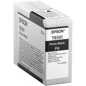 Epson T8501 blekkpatron - C13T850100 Original - Svart 80 ml Epson T8501 blekkpatron - C13T850100 Original - Svart 80 ml