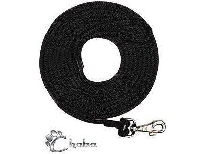 Chaba Smycz Trening.Linka 10/5M Czarna Chaba Smycz Trening.Linka 10/5M Czarna