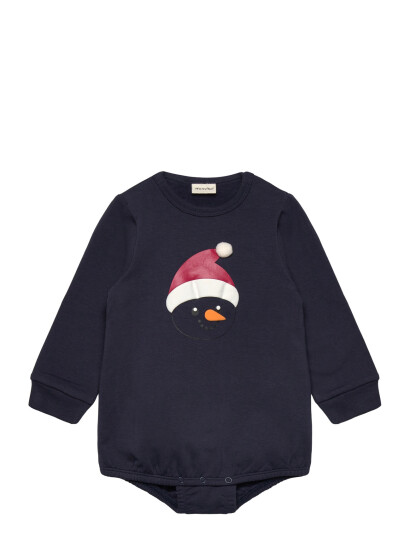 Minymo Body Ls Sweat Navy 56