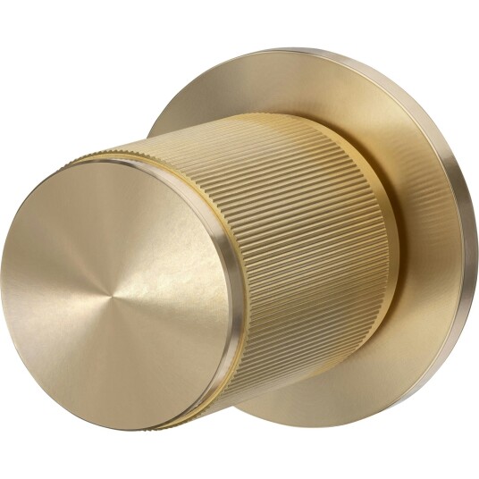 Buster + Punch Door Knob Double Sided Linear Brass Buster + Punch Door Knob Double Sided Linear Brass