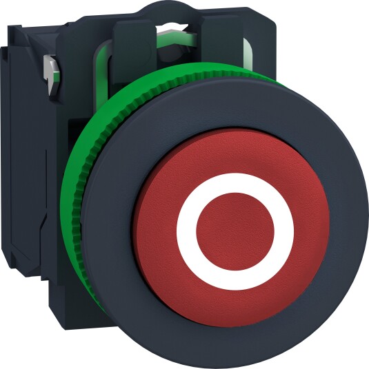 Schneider Electric Trykknapp XB5FL4322 Rød/Hvit