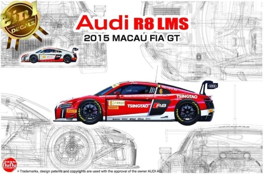 Nunubeemax Model Kits Nunu 1/24 Audi R8 LMS 2015 Macau FIA GT Nunubeemax Model Kits Nunu 1/24 Audi R8 LMS 2015 Macau FIA GT