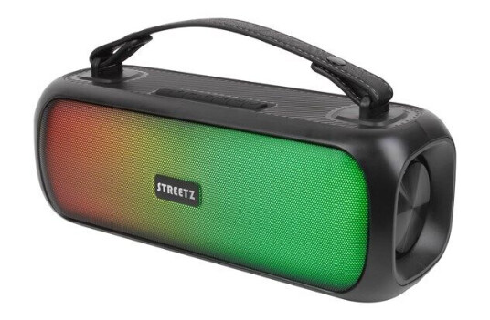 STREETZ B200 Bluetooth Boombox 30W IPX5 Bærbar Høyttaler med LED