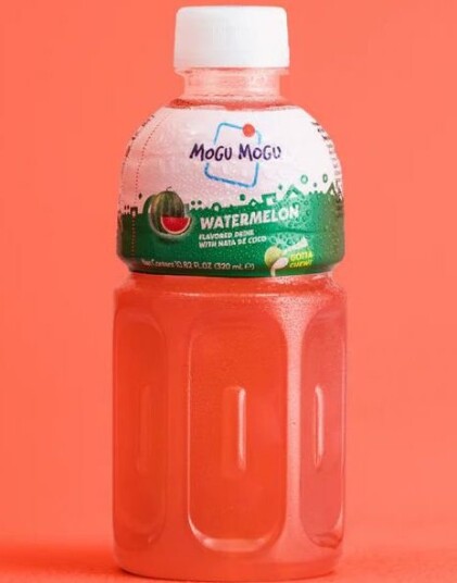 Mogu Mogu Nata De Coco Watermelon Vannmelonjuice med Kokosgelebiter 320 ml Thailand Mogu Mogu Nata De Coco Watermelon Vannmelonjuice med Kokosgelebiter 320 ml Thailand