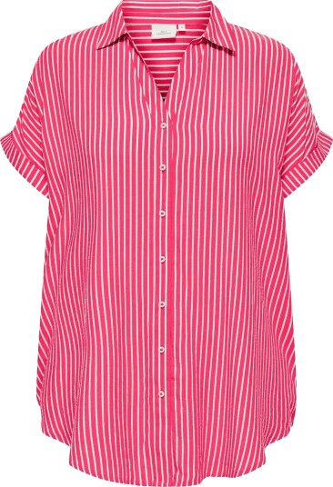 ONLY Carmakoma Carpenna S/S Loose Shirt Wvn Pink 54 ONLY Carmakoma Carpenna S/S Loose Shirt Wvn Pink 54