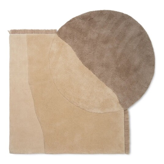 ferm LIVING View gulvteppe 140x180 cm Beige