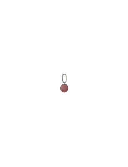 Design Letters Stone Drop Charm - Red - 5 MM