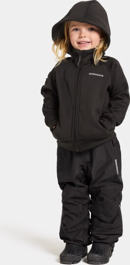 Didriksons Kids' Narvi Pant 2 130, Black