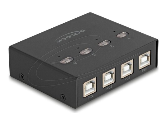 Delock - Usb Switch - 4 Pc To 4 Devices - 8 X Usb 2.0 - Stasjonær