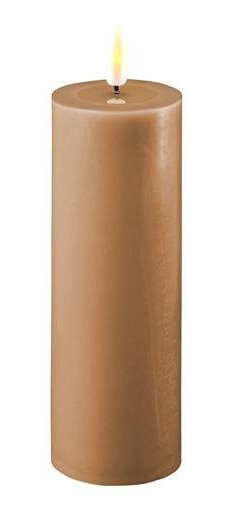 Deluxehomeart - LED kubbelys 5x15 cm karamell
