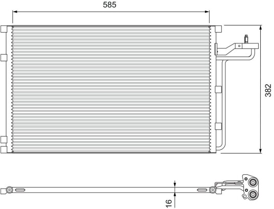 Kondensator VALEO 814416 Kondensator VALEO 814416