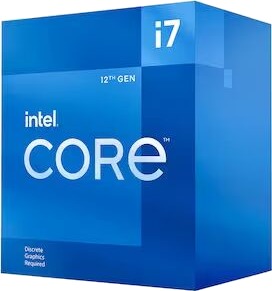 Intel Core I7-12700F, Intel® Core™ I7, Lga 1700, Intel, I7-12700F, 64-Bit, 12. Generasjons Intel® Core™ I7