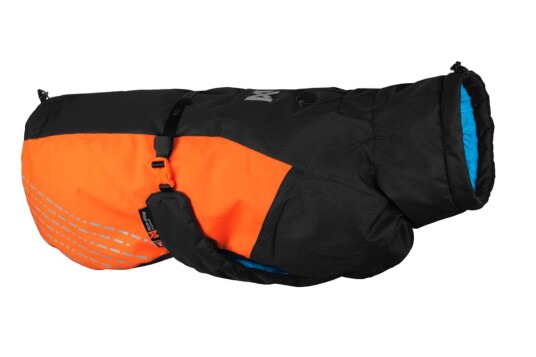 Non-stop Dogwear Glacier Hundejakke 2.0 Svart/oransje Str 80