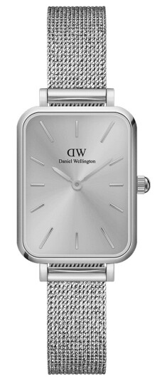 Daniel Wellington DW Klokke Quadro Pressed Unitone 20x26mm Sølv