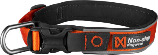 Non-stop Dogwear Roam Polstret Hundehalsbånd Large Oransje