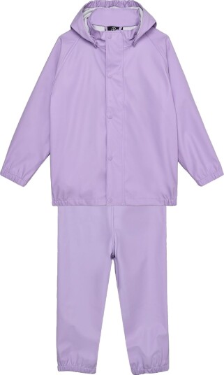 Color Kids Rainwear Pu Set Purple 140