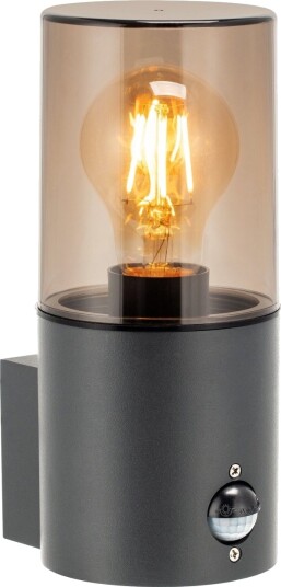 Orno Salvia Vegglampe Utendørs Med Pir Sensor E27 Maks. 15W Ip54 Grå