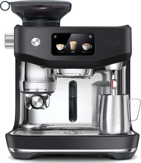 Sage Oracle Jet Espressomaskin med ThermoJet og Innebygd Kvern i Svart Trøffel SES985BTR Sage Oracle Jet Espressomaskin med ThermoJet og Innebygd Kvern i Svart Trøffel SES985BTR