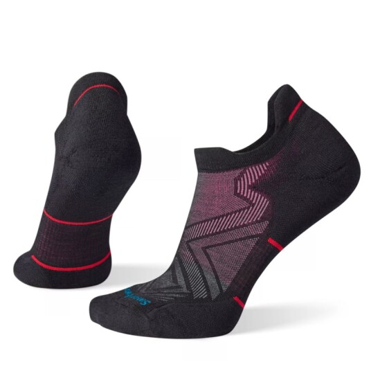 Smartwool Women's Run Targeted Cushion Low Ankle Socks 34-37, Black Smartwool Women's Run Targeted Cushion Low Ankle Socks 34-37, Black
