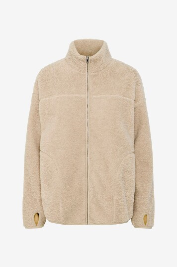 pieces   Teddyjakke pcSadia LS Teddy Jacket   Grå