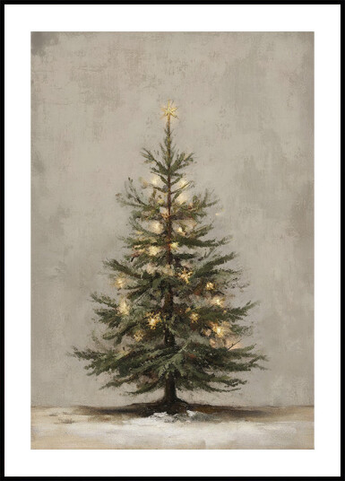 Vintage Christmas Tree Plakat Plakat / 100x150cm Vintage Christmas Tree Plakat Plakat / 100x150cm