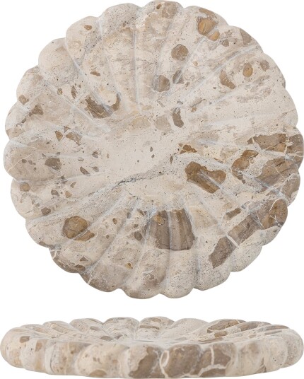 Bloomingville Marlie Tray Beige Ø 22.5 CM Bloomingville Marlie Tray Beige Ø 22.5 CM